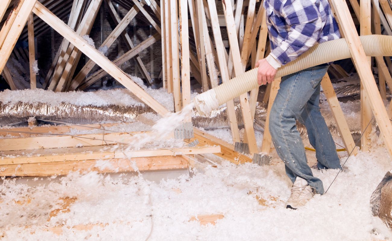 Attic Insulation: Before & After